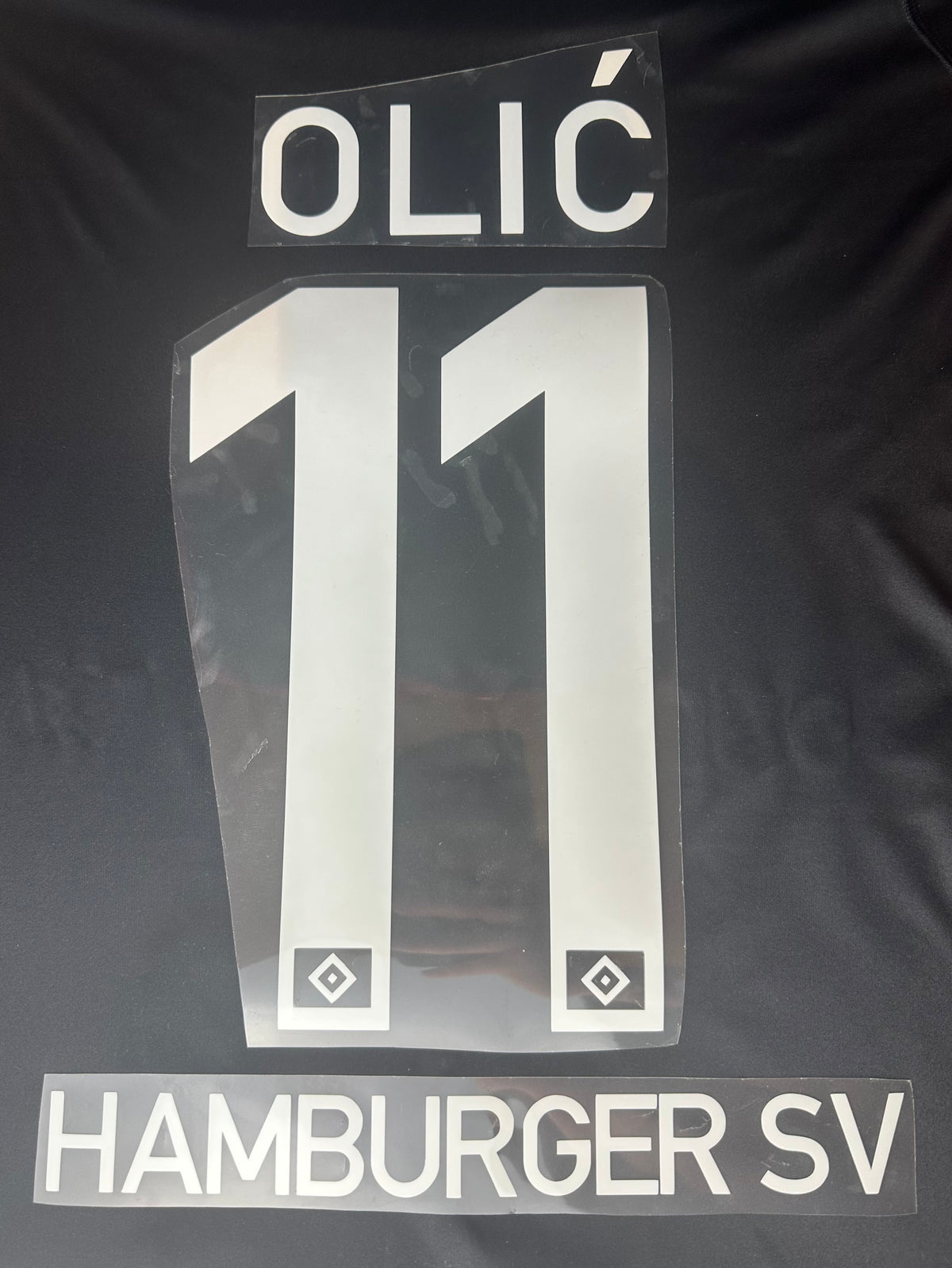 Olic #11 Hamburger SV 2007/2009 Retro Nameset