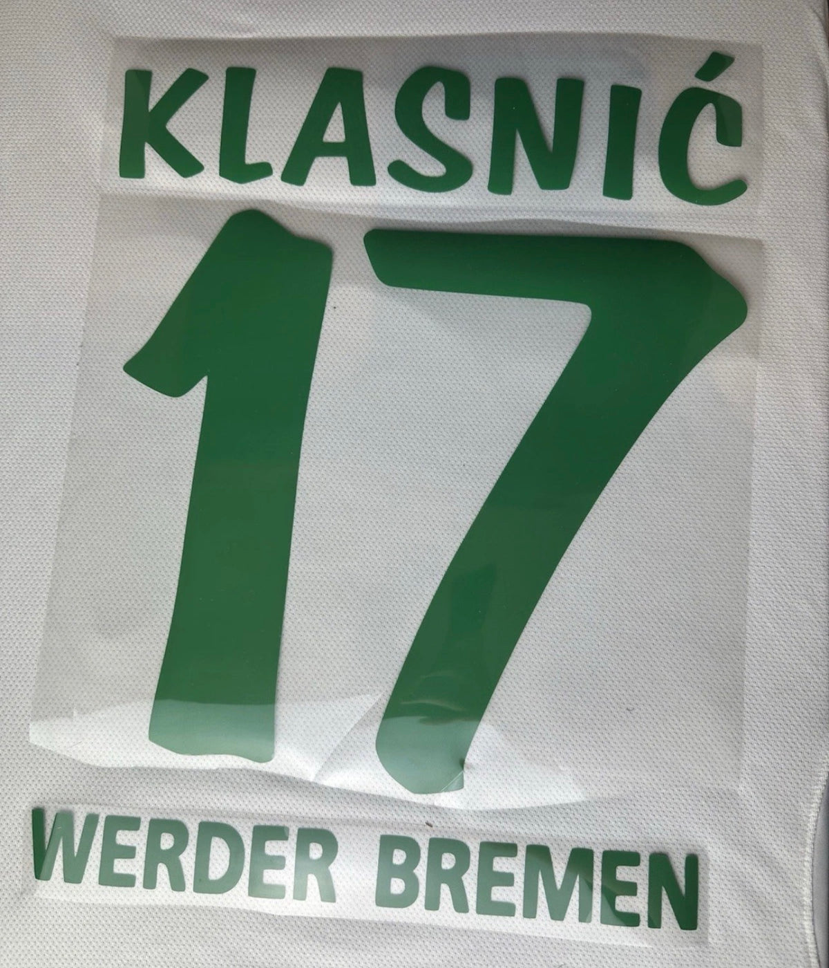 Klasnic #17 Werder Bremen 2006/2008 Retro Nameset