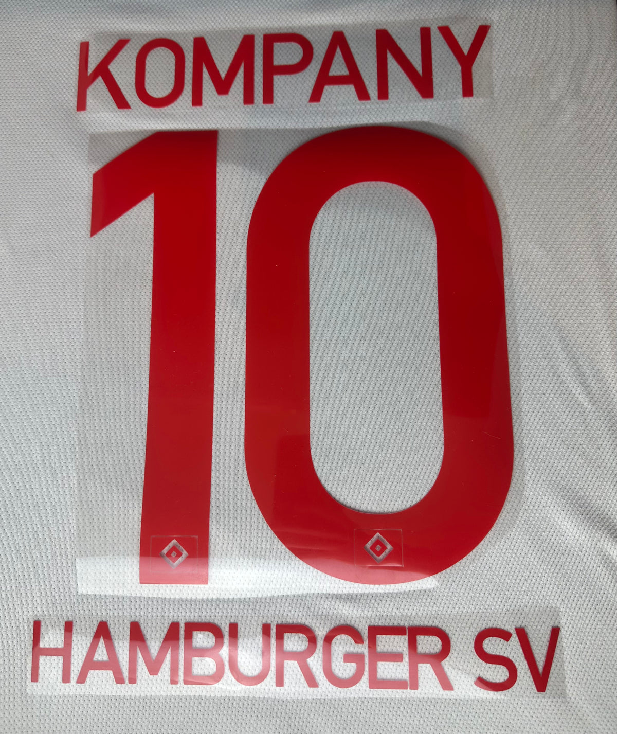Kompany #10 Hamburger SV 2007/2008 Retro Nameset