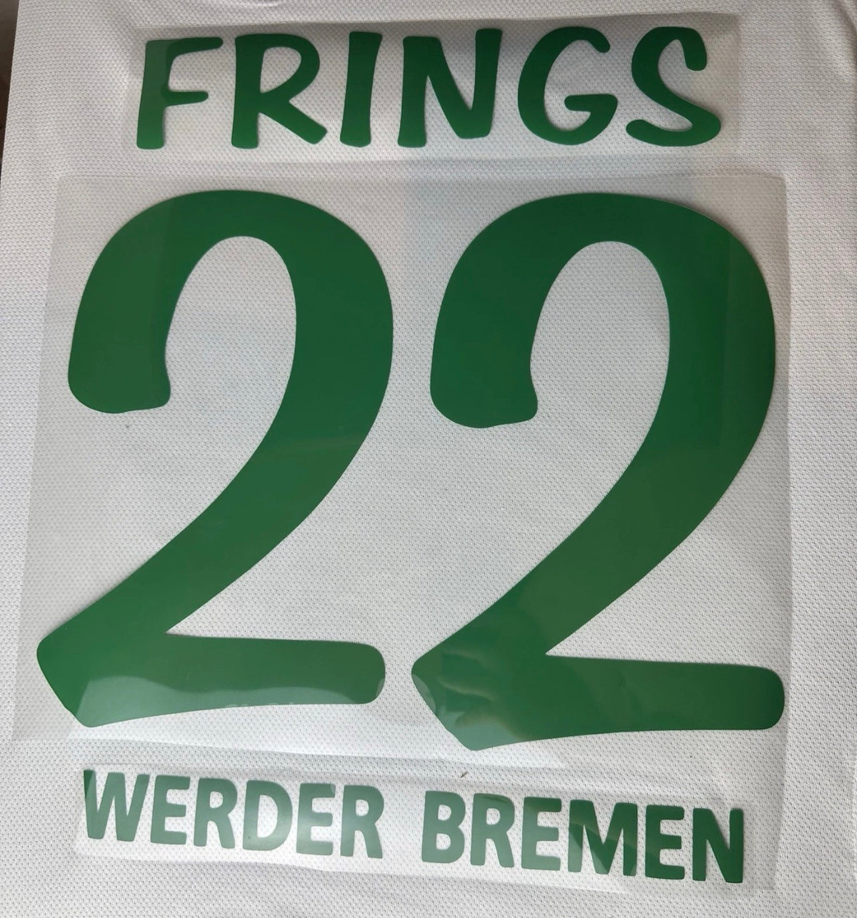 Frings #22 Werder Bremen 2006/20008 Retro Nameset