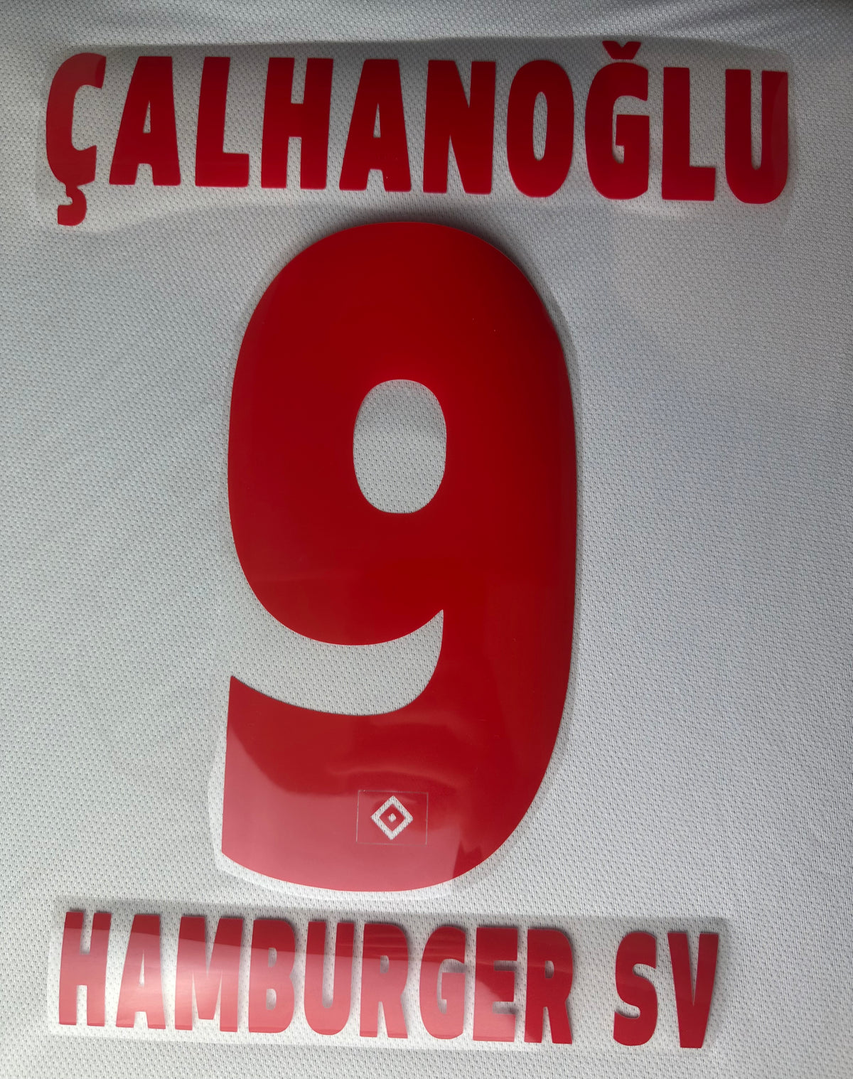 Calhanoglu #9 Hamburger SV 2013/2014 Retro Nameset