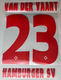 Van der Vaart #23 Hamburger SV 2012/2014 Retro Nameset