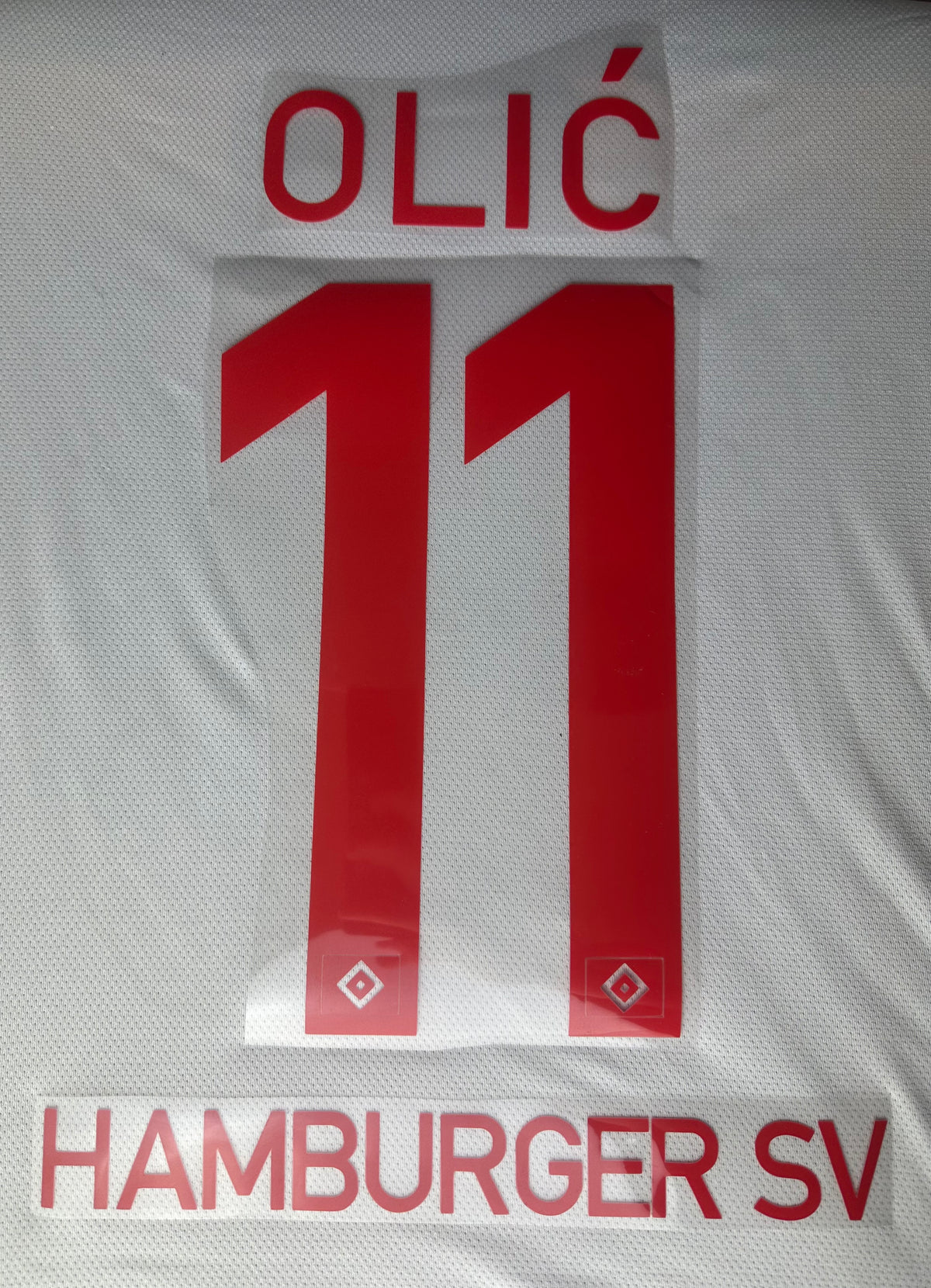 Olic #11 Hamburger SV 2007/2009 Retro Nameset