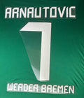 Arnautovic #7 Werder Bremen 2010/2011 Retro Nameset
