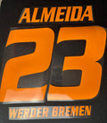 Almeida #23 Werder Bremen 2008/2009 Retro Nameset