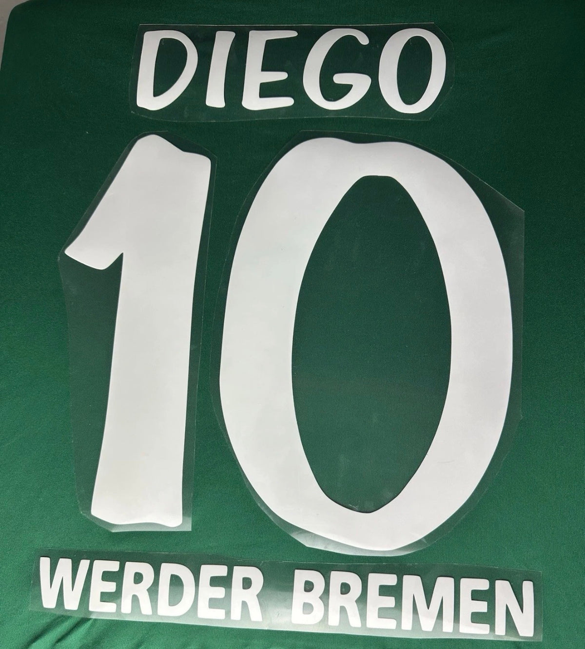 Diego #10 Werder Bremen 2006/2008 Retro Nameset