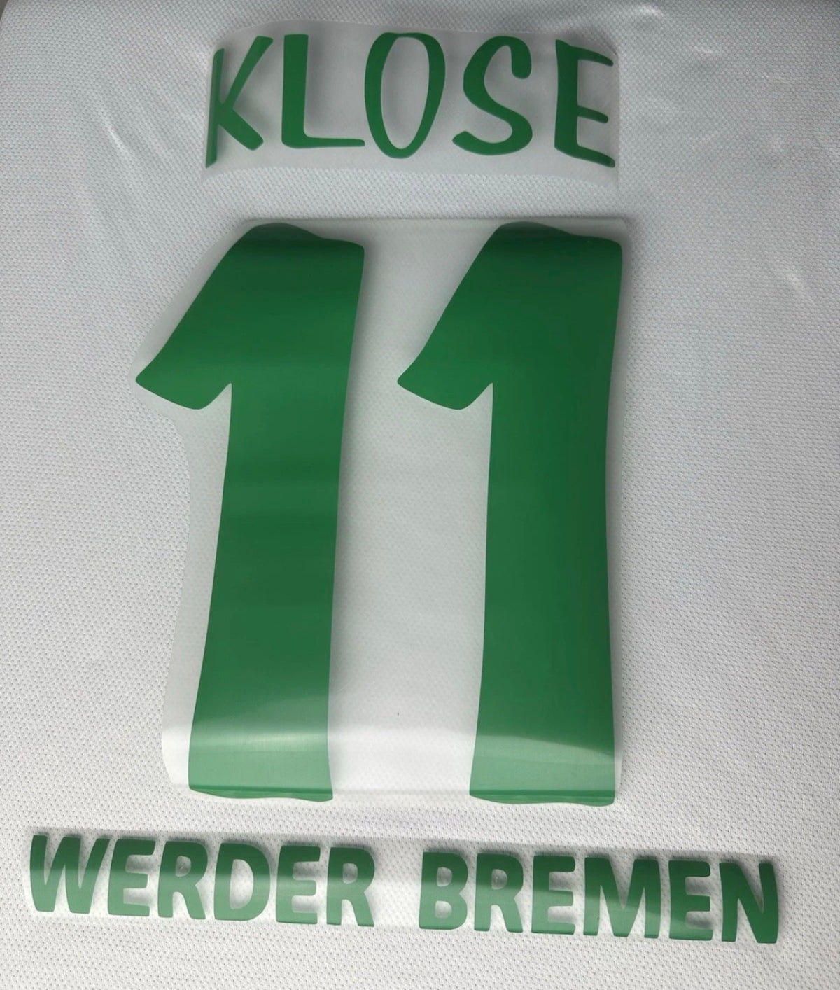 Klose #11 Werder Bremen 2006/2007 Retro Nameset
