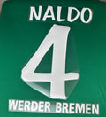 Naldo #4 Werder Bremen 2006/2008 Retro Nameset