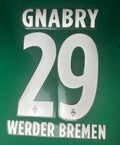 Gnabry #29 Werder Bremen 2016/2017 Retro Nameset