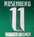 Rosenberg #11 Werder Bremen 2011/2012 Retro Nameset