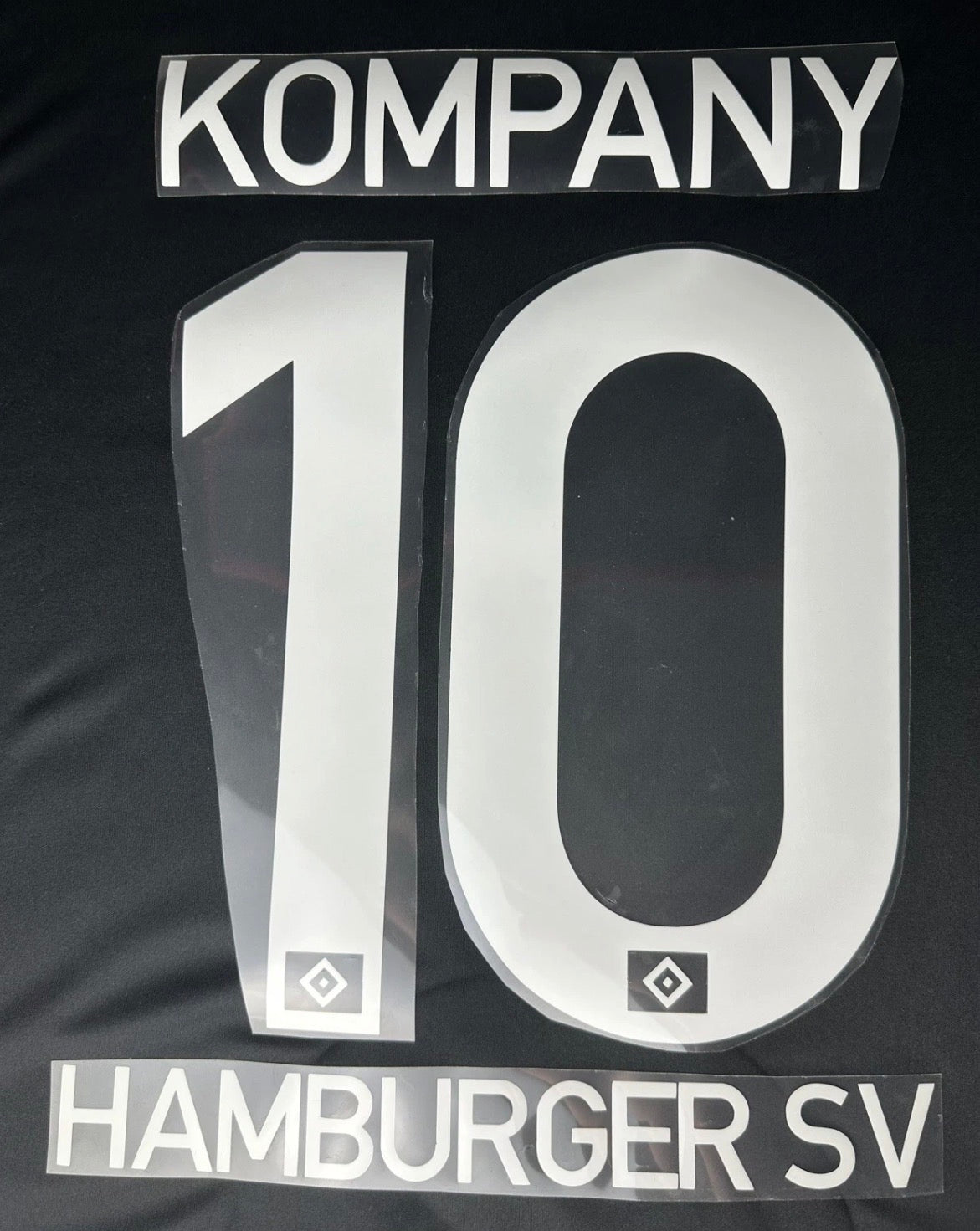 Kompany #10 Hamburger SV 2007/2008 Retro Nameset