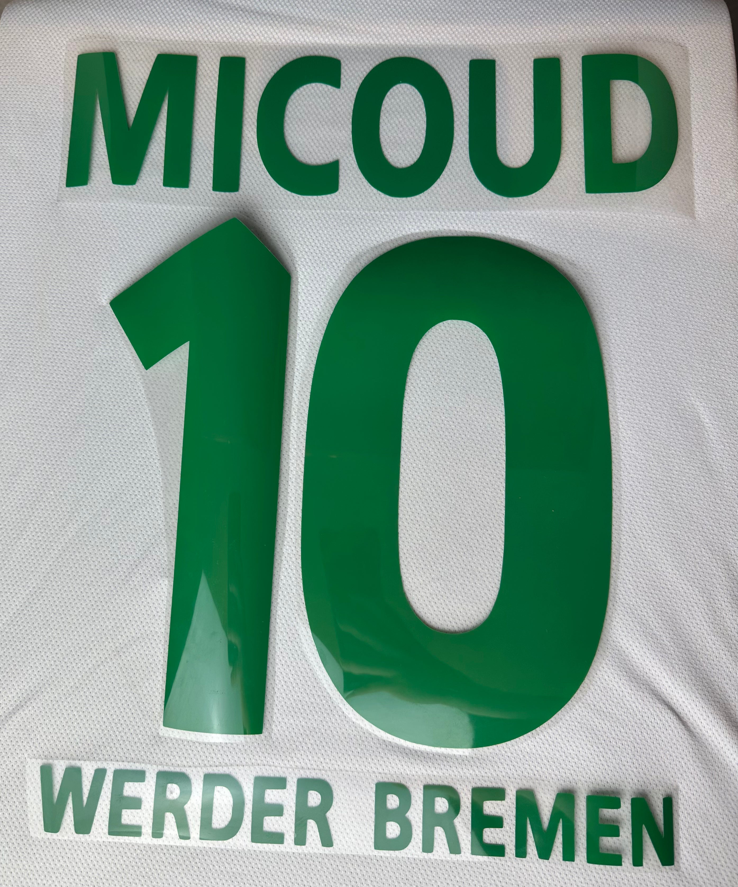Micoud #10 Werder Bremen 2002/2004 Retro Nameset