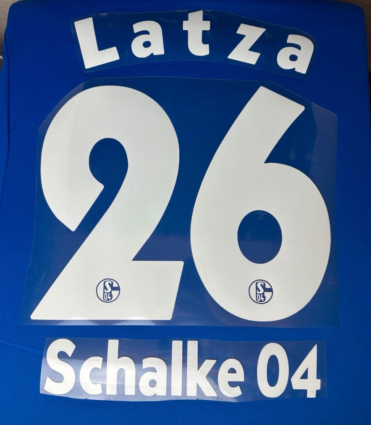 Latza #26 FC Schalke 04 2008/2011 Retro Nameset