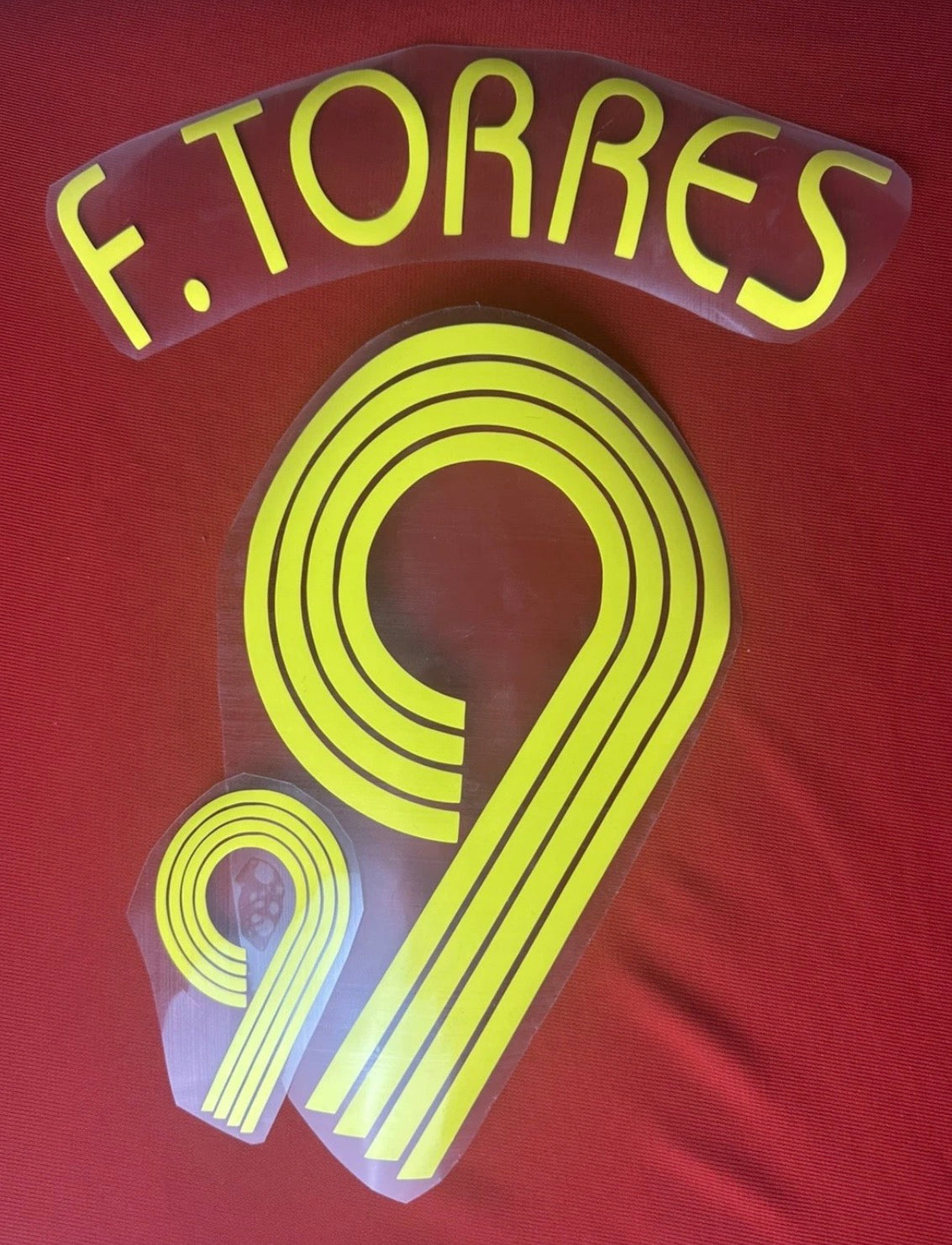 F.Torres #9 Spanien 2006 Retro Nameset