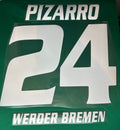 Pizarro #24 Werder Bremen 2008/2009 Retro Nameset