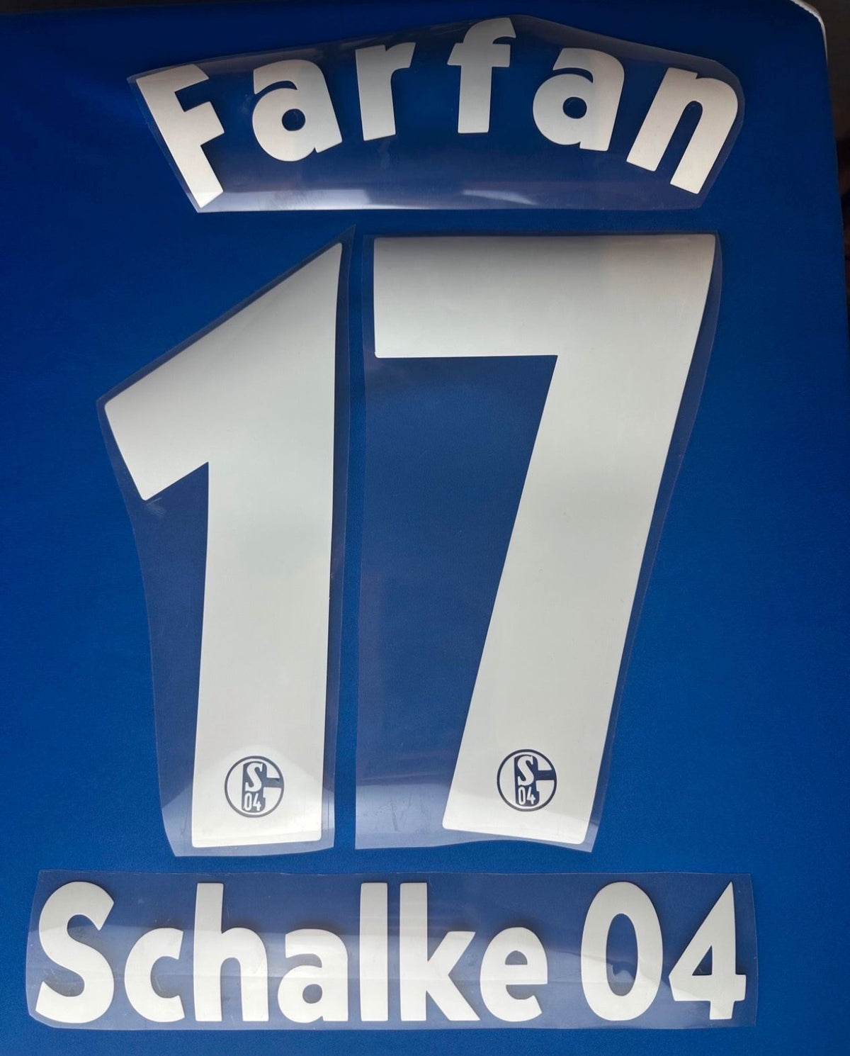 Farfan #17 FC Schalke 04 2008/2012 Retro Nameset
