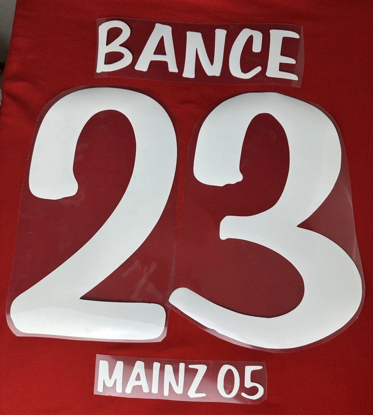 Bance #23 1.FSV Mainz 05 2009/2010 Retro Nameset
