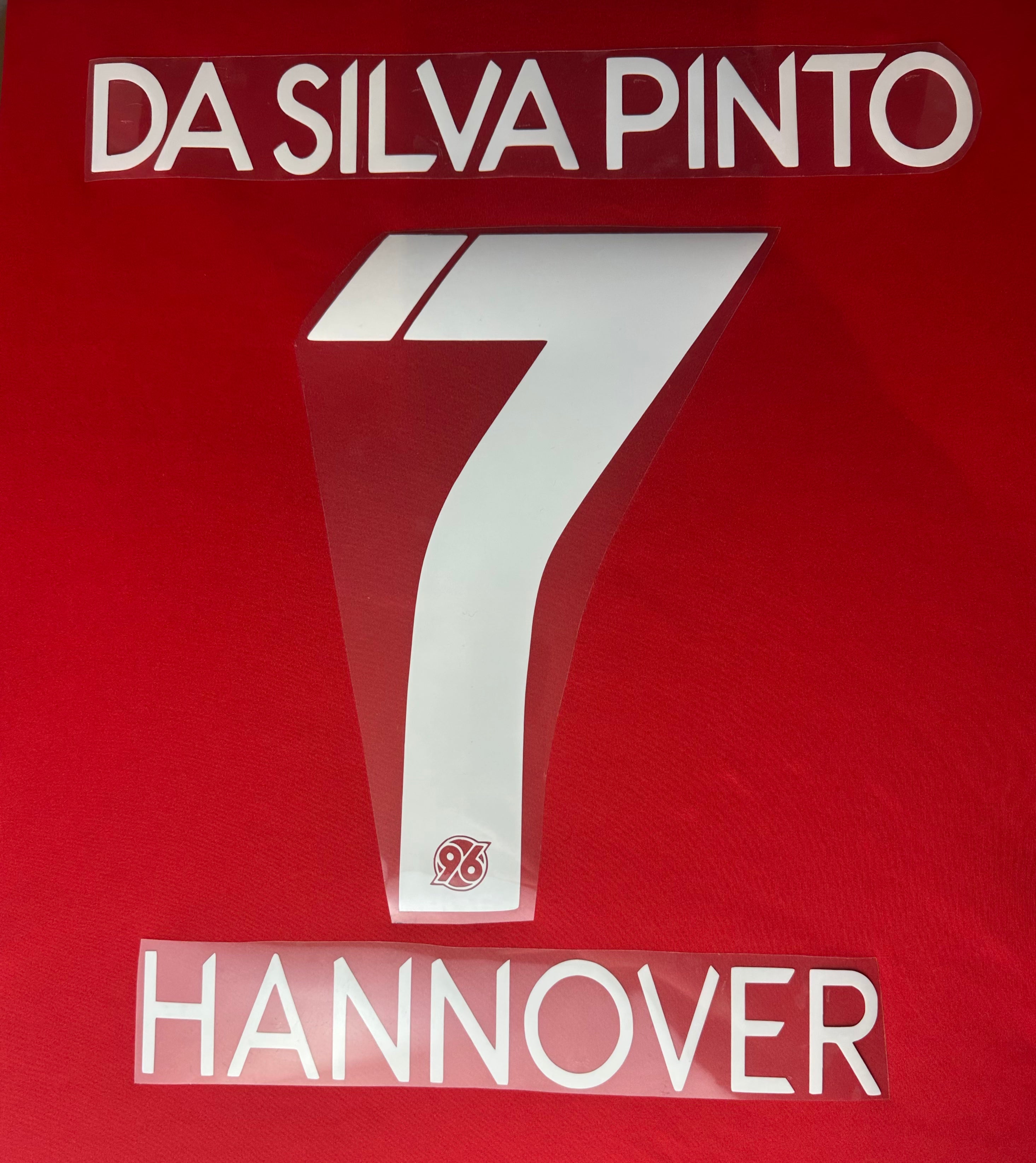 Pinto #7 Hannover 96 2012/2013 Retro Nameset
