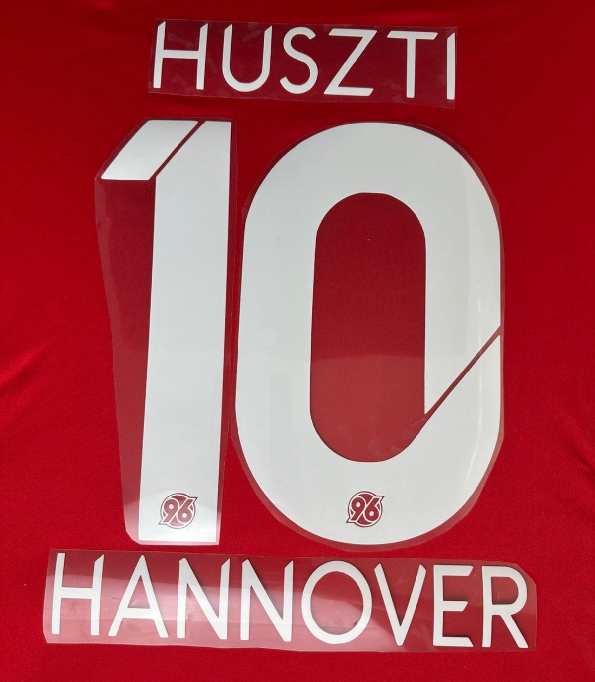 Huszti #10 Hannover 96 2012/2014 Retro Nameset
