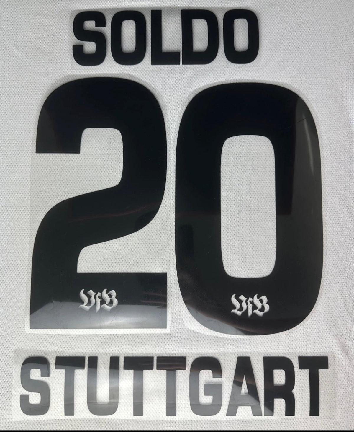 Soldo #20 VfB Stuttgart 2002/2006 Retro Nameset