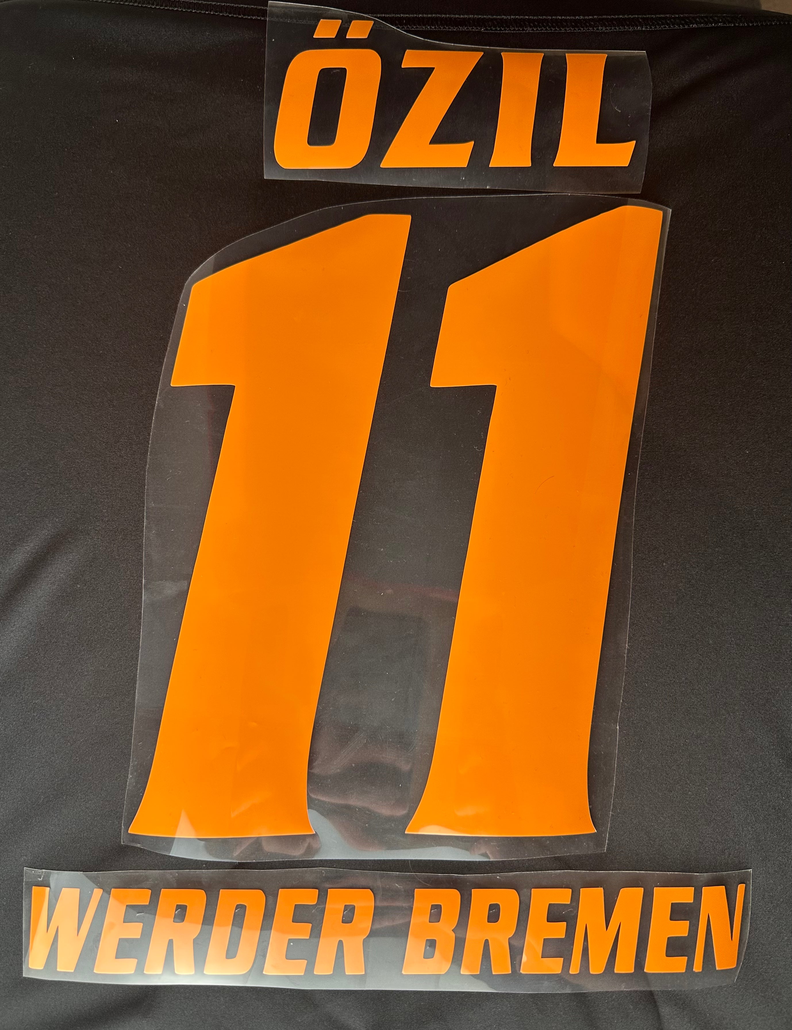 Özil #11 Werder Bremen 2008/2009 Retro Nameset