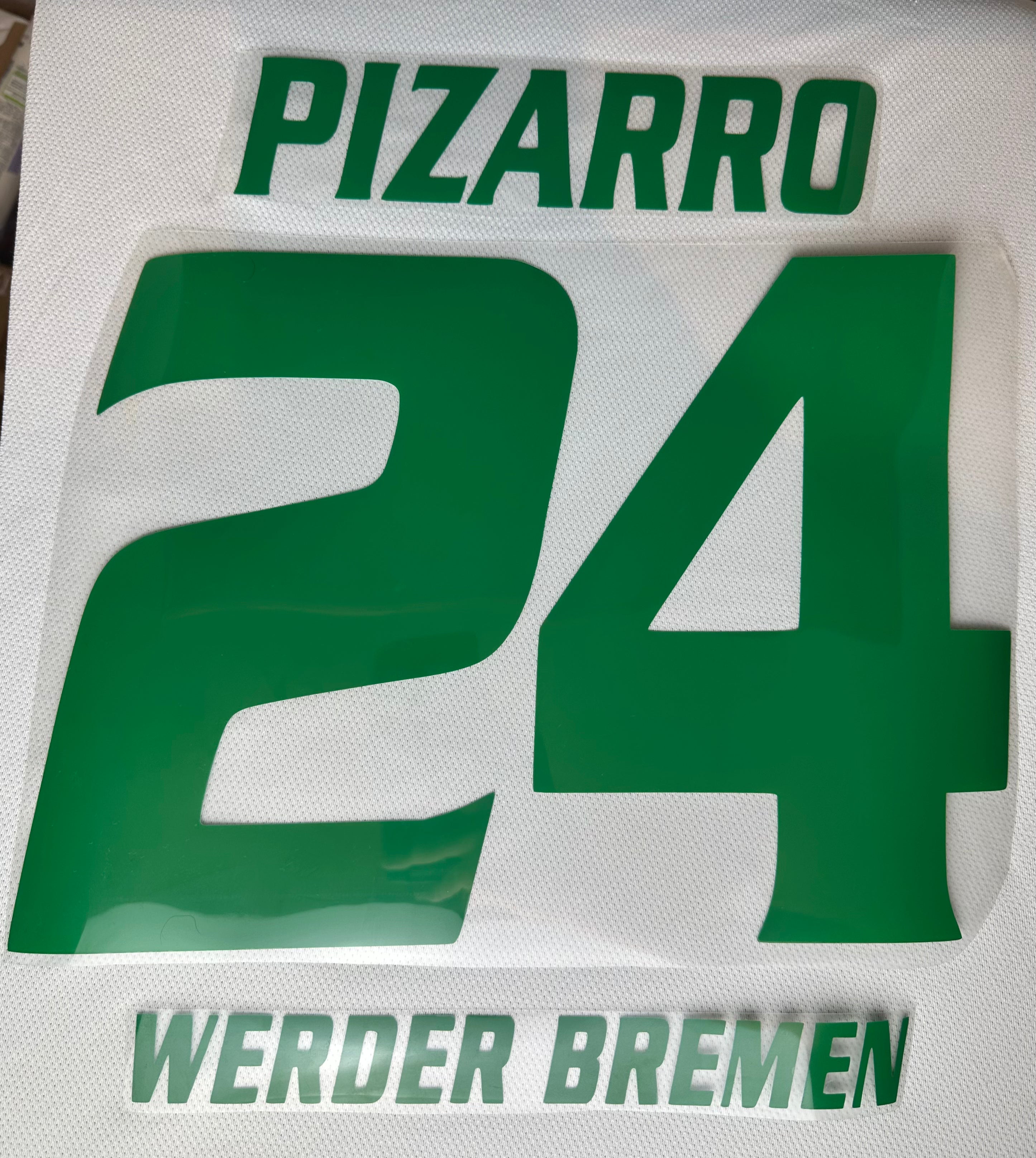 Pizarro #24 Werder Bremen 2008/2009 Retro Nameset