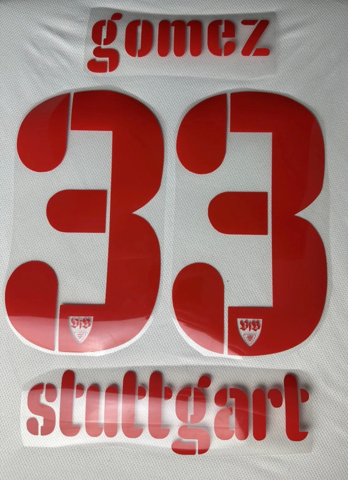 Gomez #33 VfB Stuttgart 2008/2009 Retro Nameset