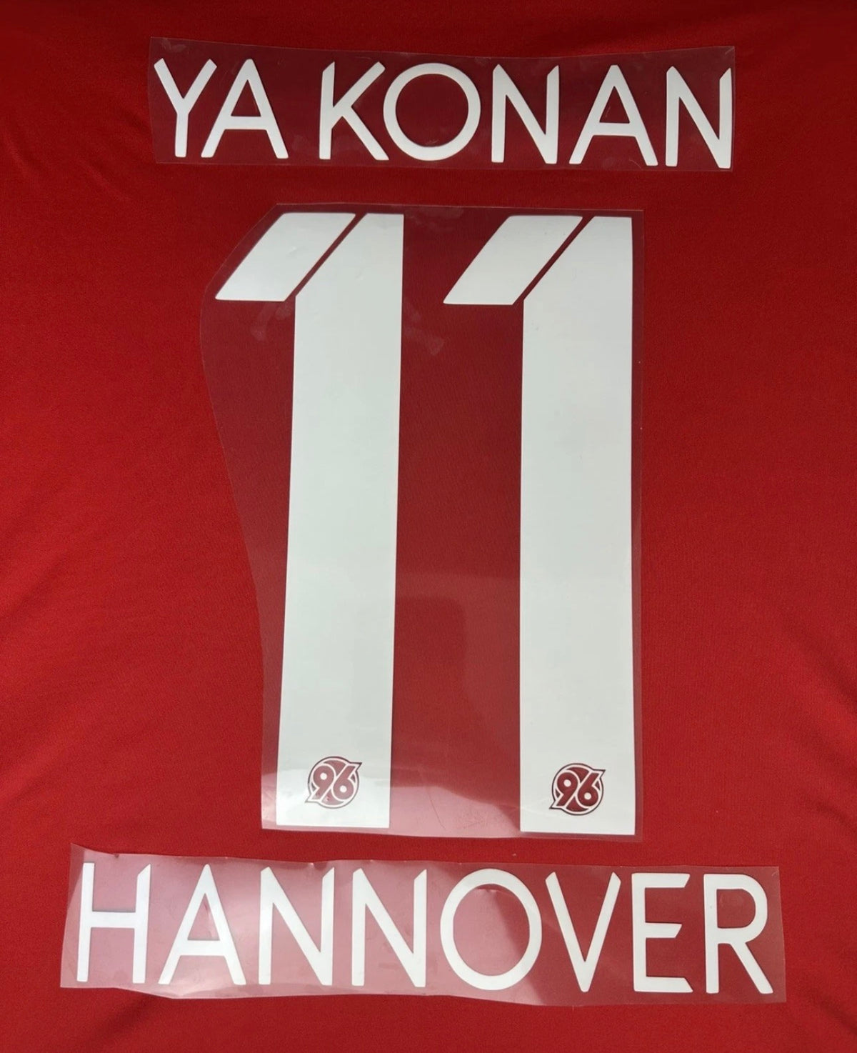 Ya Konan #11 Hannover 96 2012/2014 Retro Nameset