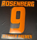 Rosenberg #9 Werder Bremen 2008/2009 Retro Nameset