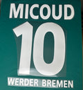 Micoud #10 Werder Bremen 2002/2004 Retro Nameset