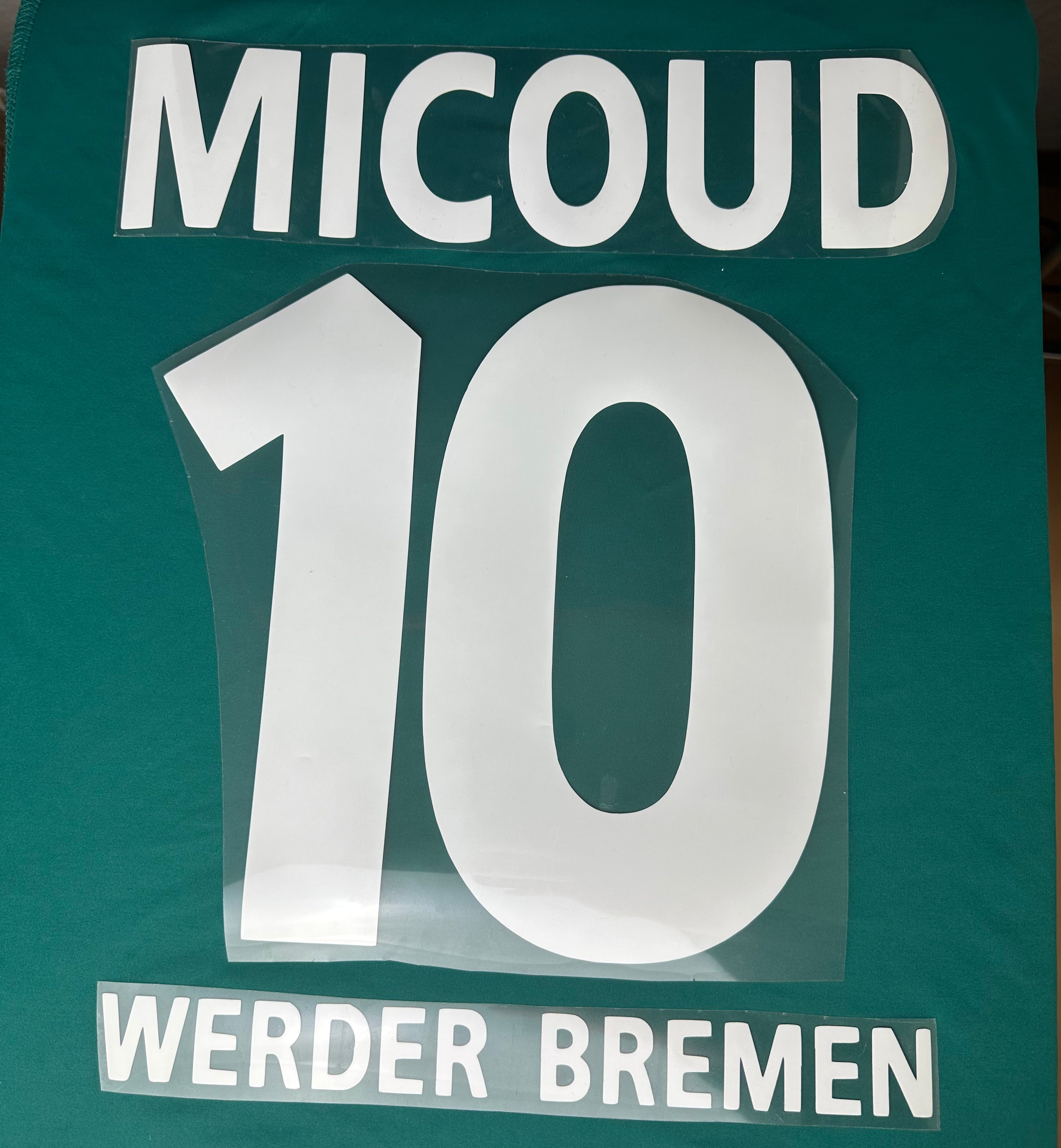 Micoud #10 Werder Bremen 2002/2004 Retro Nameset