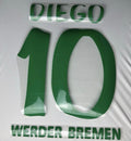 Diego #10 Werder Bremen 2006/2008 Retro Nameset