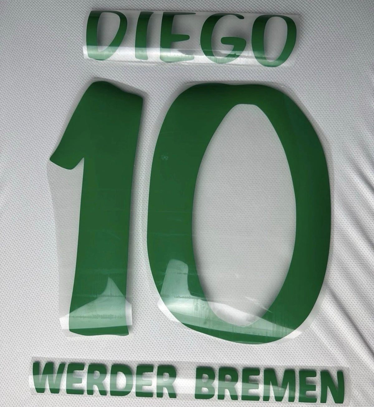 Diego #10 Werder Bremen 2006/2008 Retro Nameset