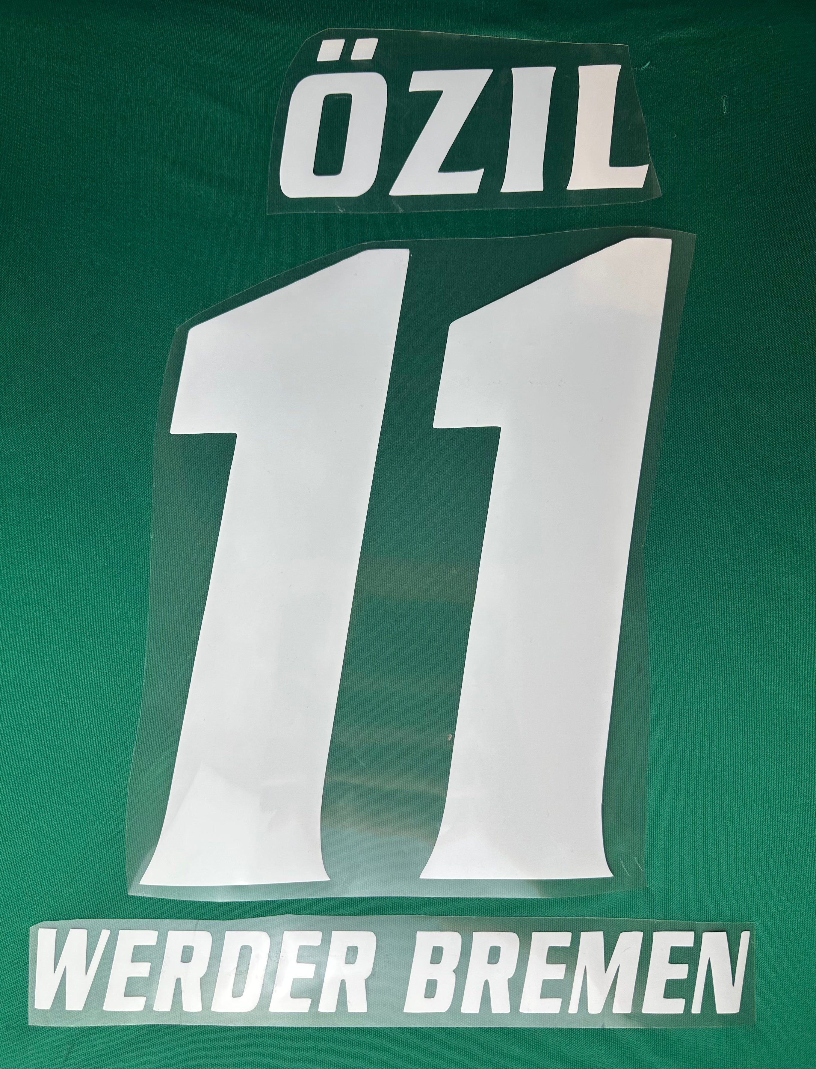 Özil #11 Werder Bremen 2008/2009 Retro Nameset