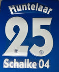 Huntelaar #25 FC Schalke 04 2010/2012 Retro Nameset