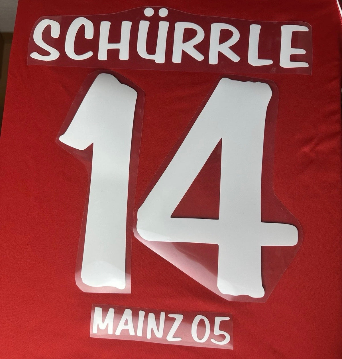 Schürrle #14 1.FSV Mainz 05 2009/2011 Retro Nameset