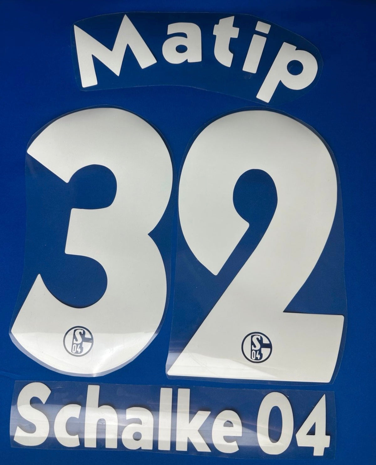 Matip #32 FC Schalke 04 2009/2012 Retro Nameset