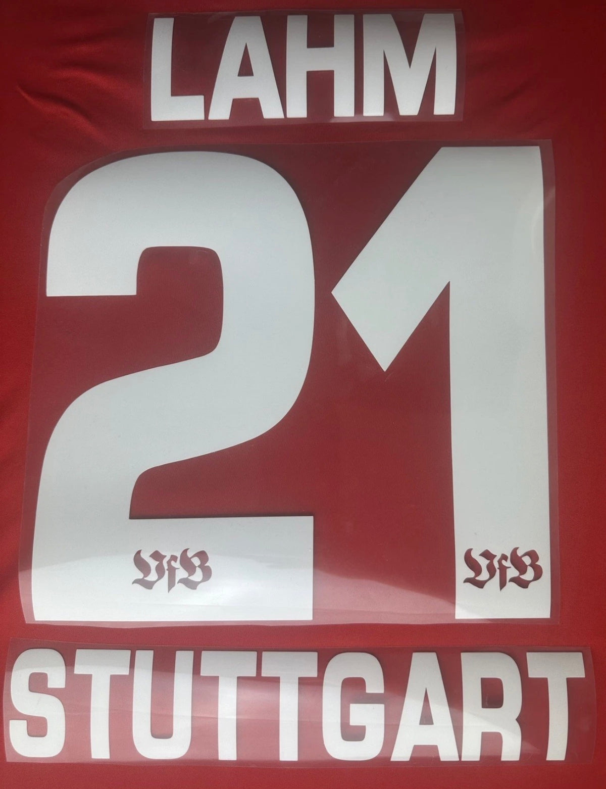 Lahm #21 VfB Stuttgart 2003/2005 Retro Nameset