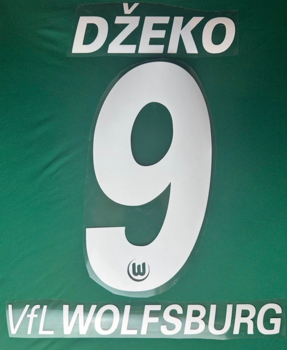 Dzeko #9 VfL Wolfsburg 2009/2011 Retro Nameset