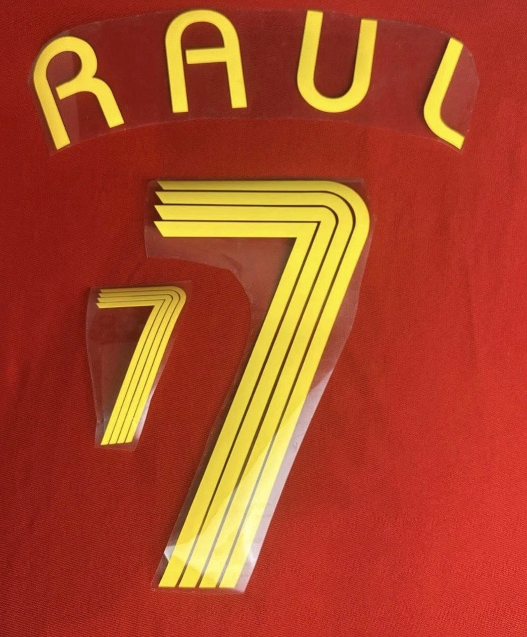 Raul #7 Spanien 2006 Retro Nameset
