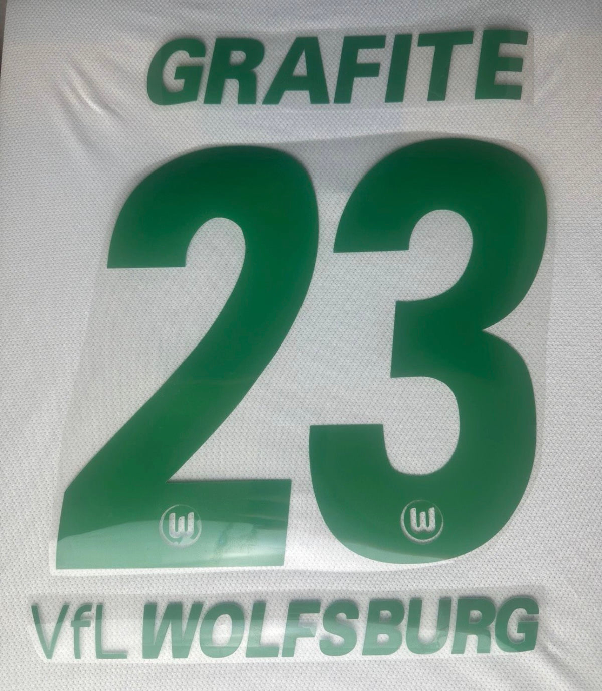 Grafite #23 VfL Wolfsburg 2009/2011 Retro Nameset