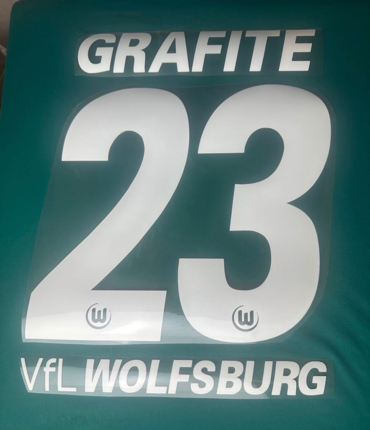 Grafite #23 VfL Wolfsburg 2009/2011 Retro Nameset