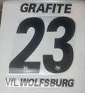 Grafite #23 VfL Wolfsburg 2009/2011 Retro Nameset