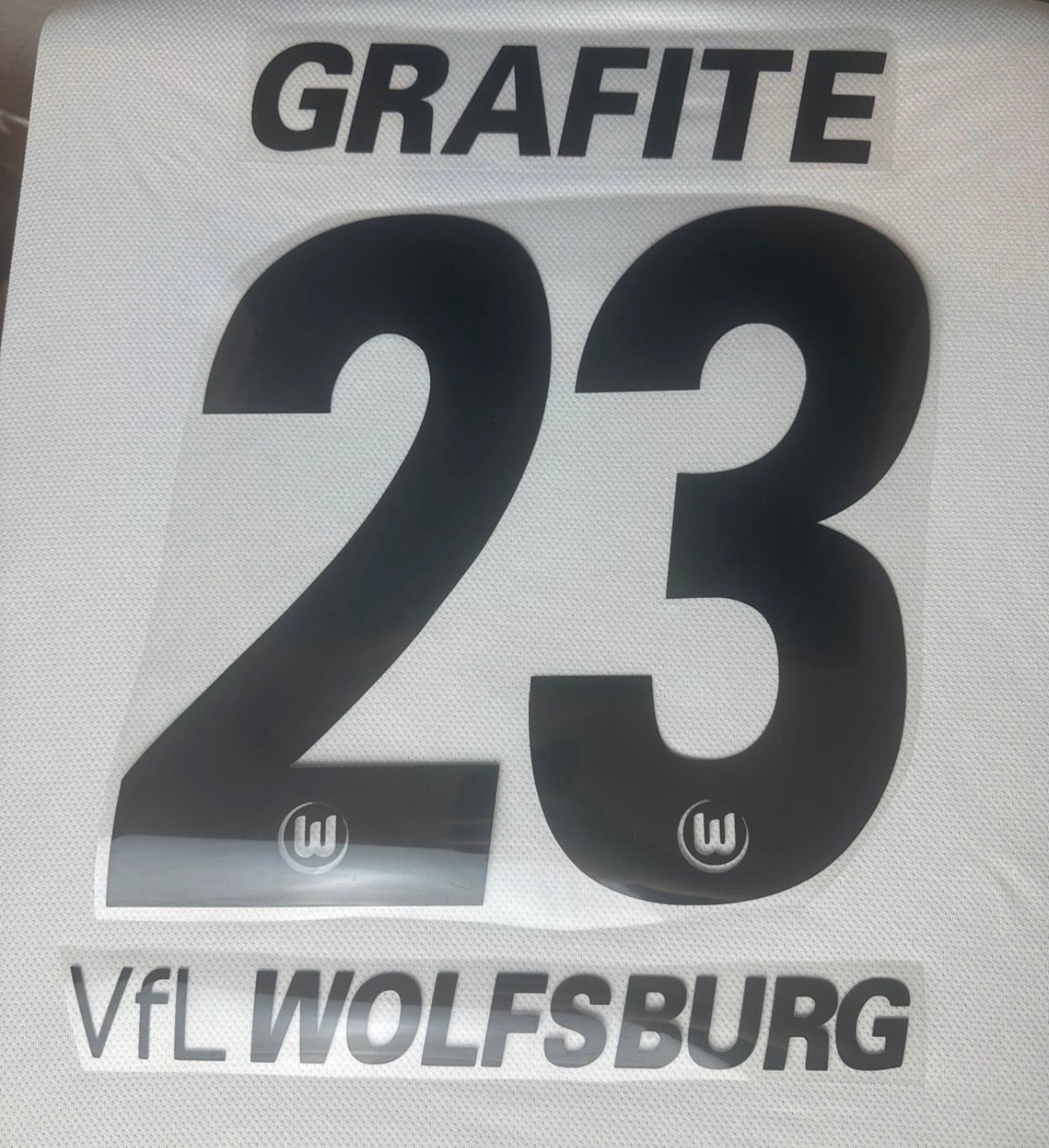 Grafite #23 VfL Wolfsburg 2009/2011 Retro Nameset