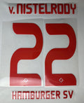 Van Nistelrooy #22 Hamburger SV 2010/2011 Retro Nameset