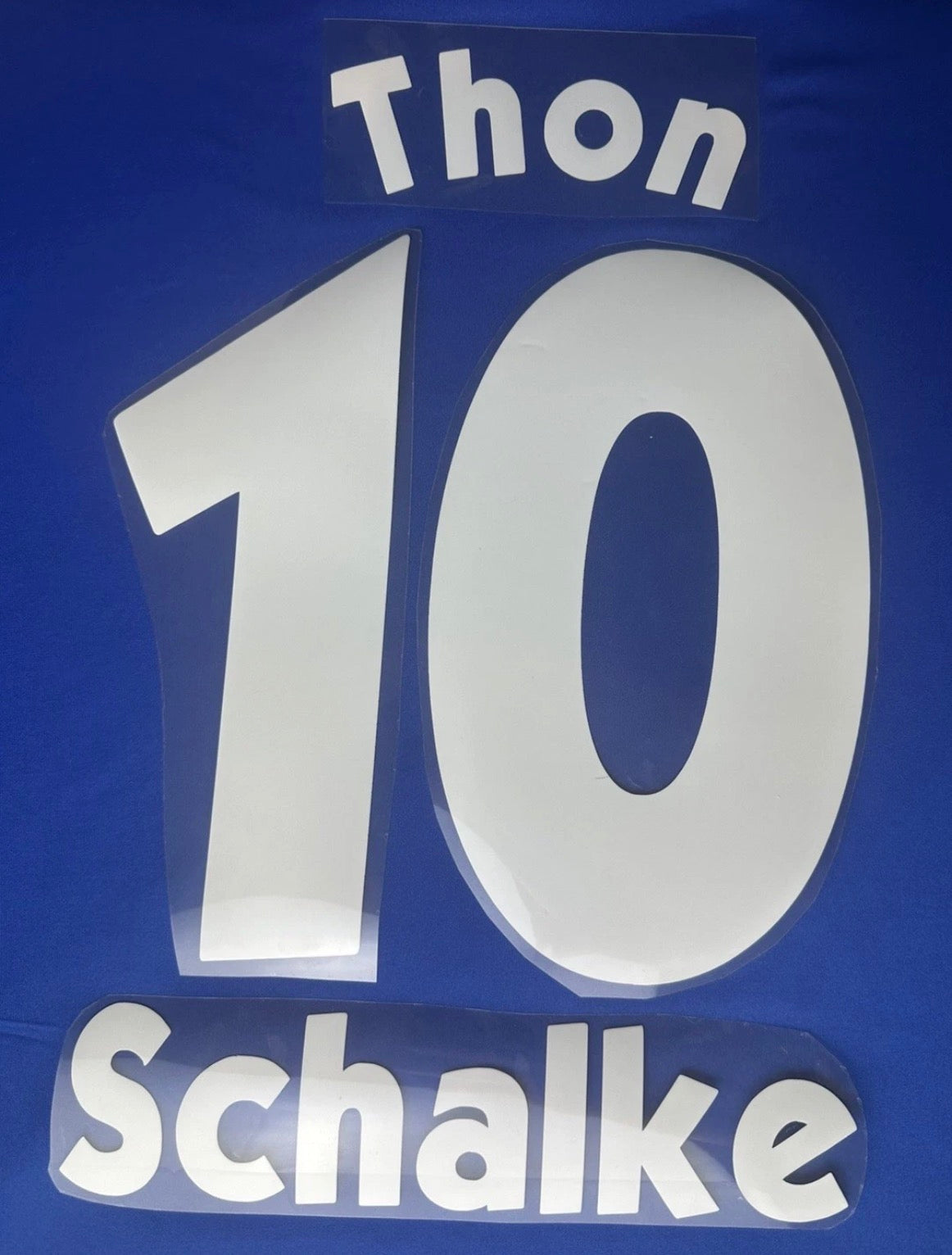 Thon #10 FC Schalke 04 1996/2002 Retro Nameset