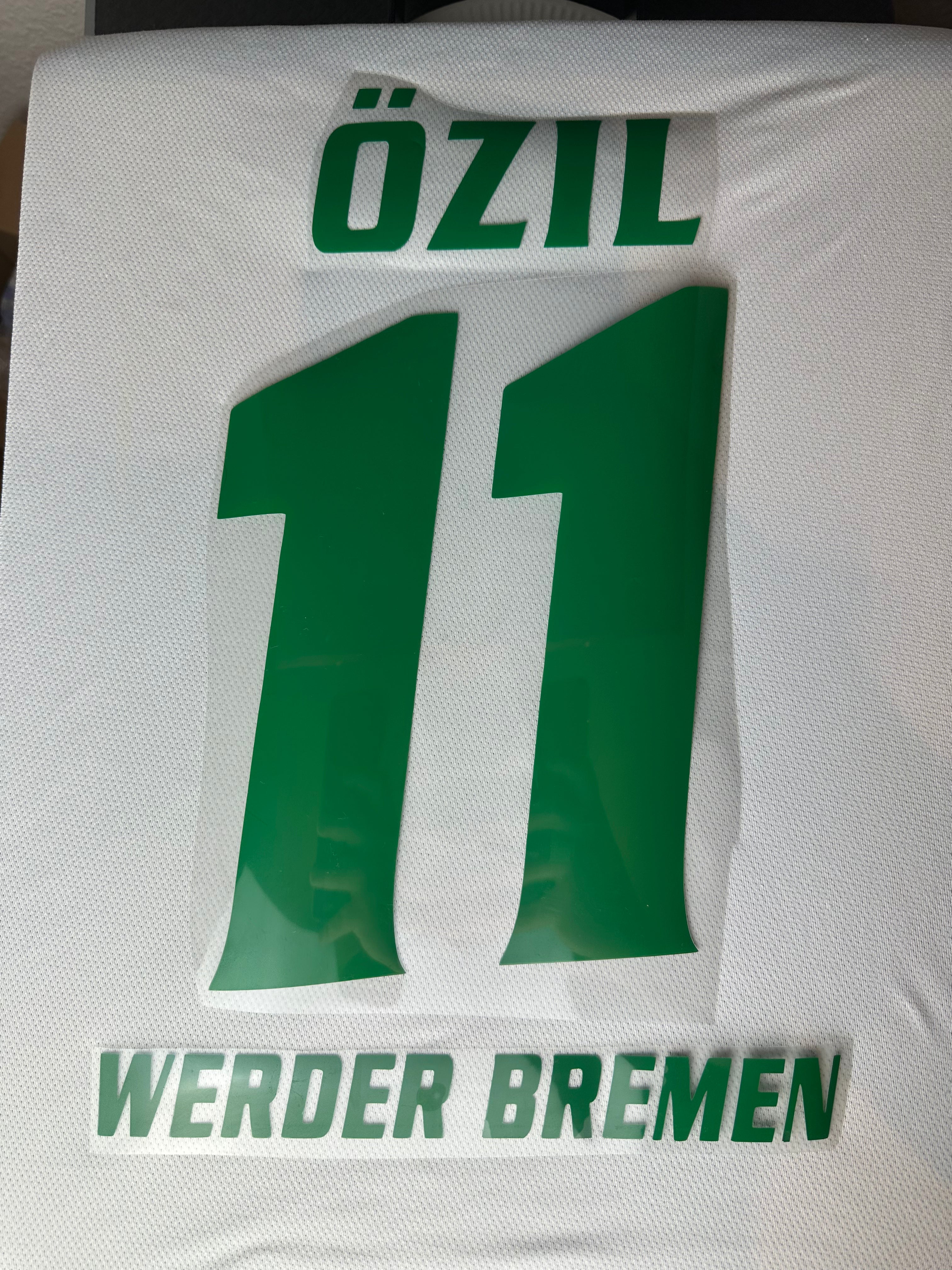Özil #11 Werder Bremen 2008/2009 Retro Nameset