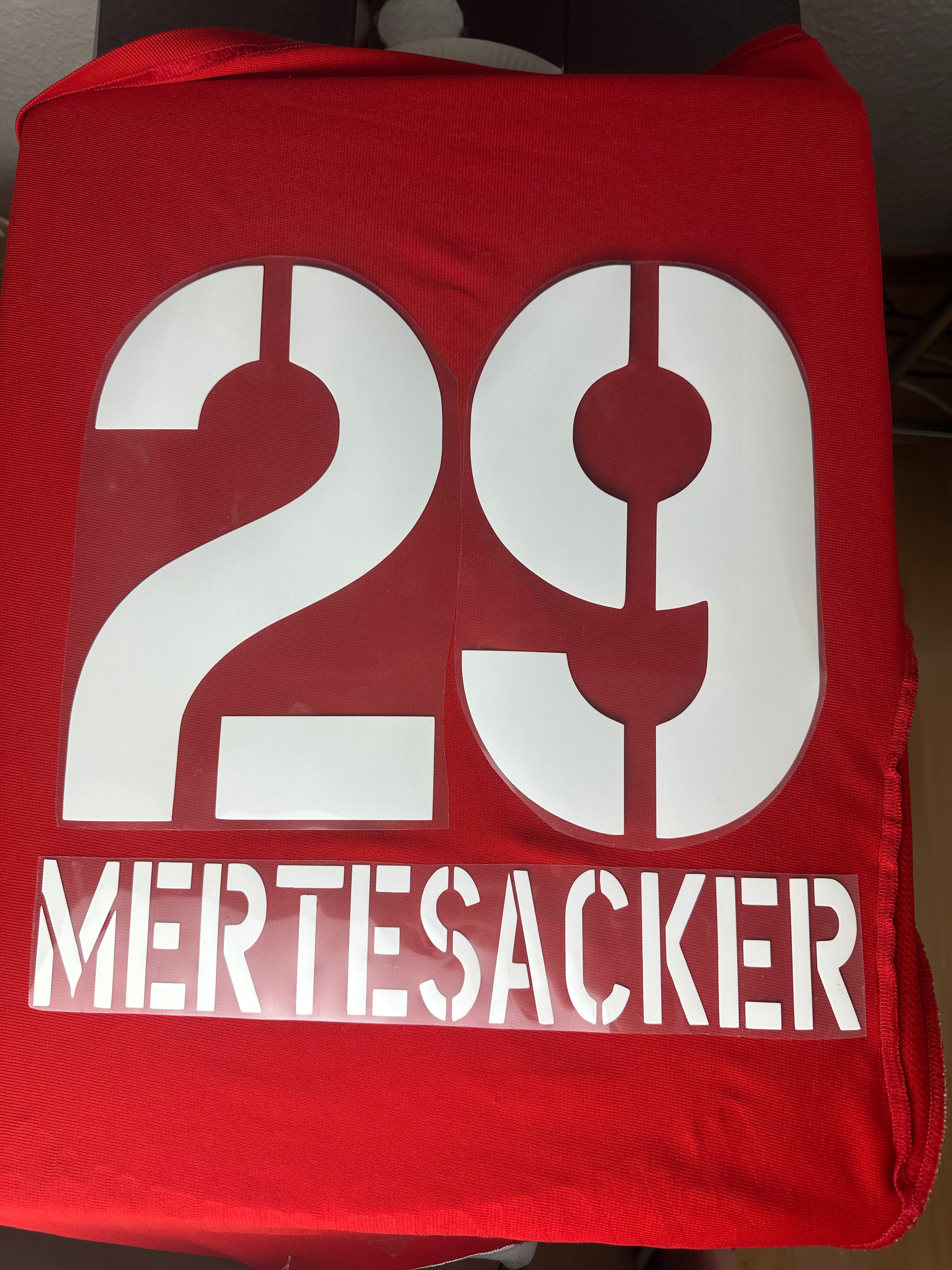 Mertesacker #29 Hannover 96 2005/2006 Retro Nameset