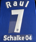 Raul #7 Schalke 04 2010/2012 Retro Nameset